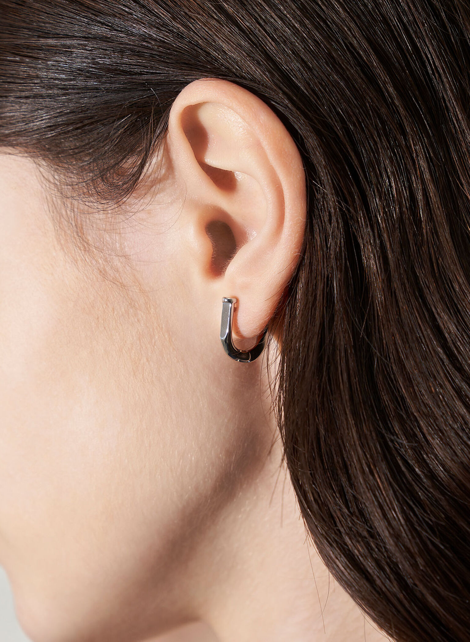 Gabine Huggie Earrings, Silver, hi-res
