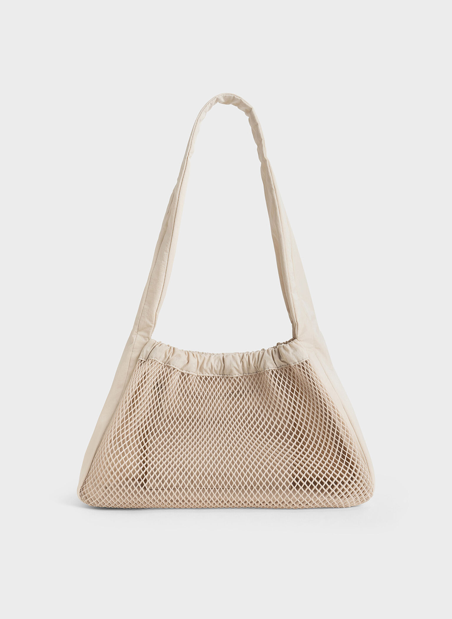 Bolso Terra de malla y nylon, Oat, hi-res