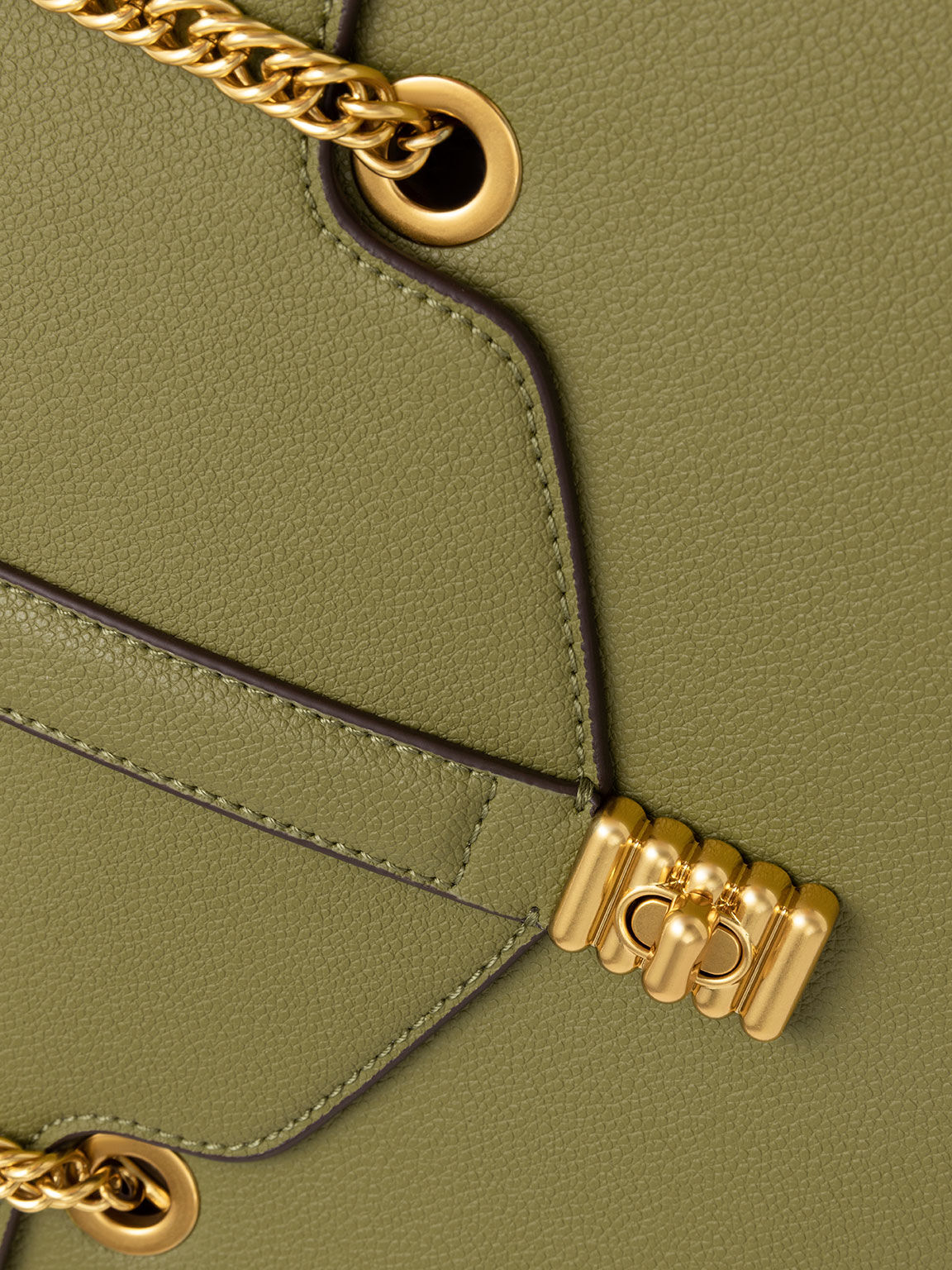 Blair Double Chain Handle Bag, Avocado, hi-res