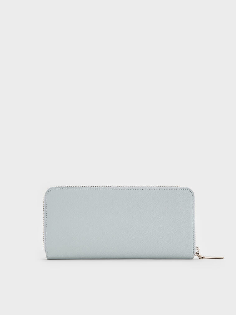 Dulcie Zip-Around Long Wallet, Sea Salt Blue, hi-res