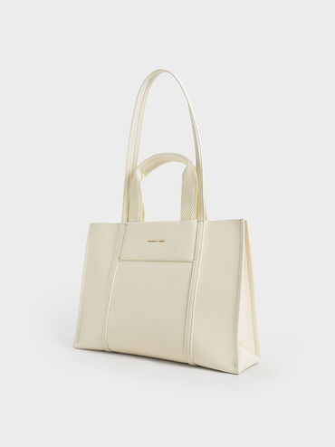 Shalia Tote Bag, Cream, hi-res