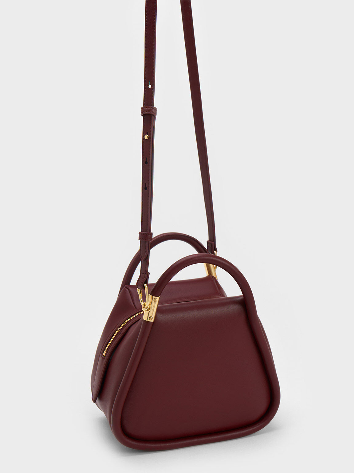 Lara Geometric Tote Bag, Dark Chocolate, hi-res