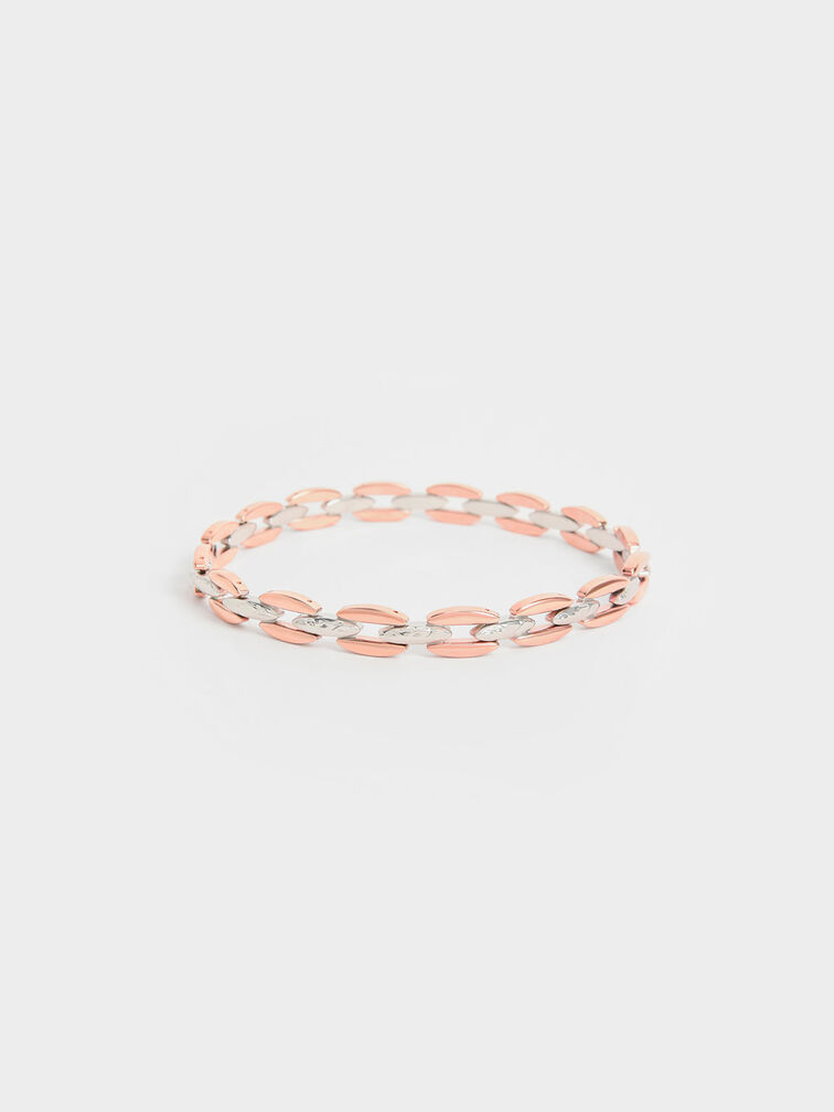 Chain-Link Choker Necklace, Multi, hi-res