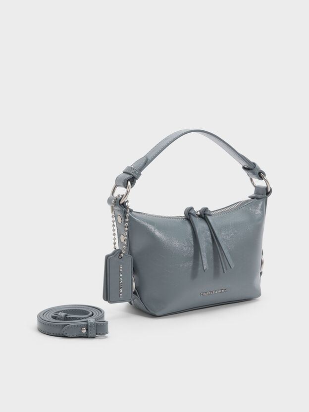 Tatiana Tassel Hobo Bag, Smoky Blue, hi-res