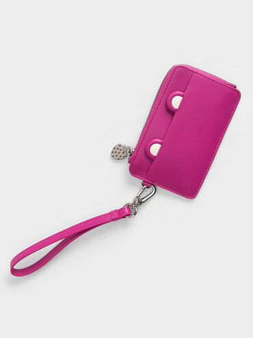 Lotso Wristlet Cardholder, Fuchsia, hi-res