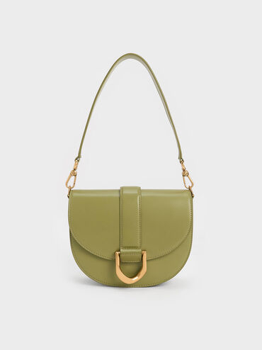 Gabine Saddle Bag, Pistachio, hi-res