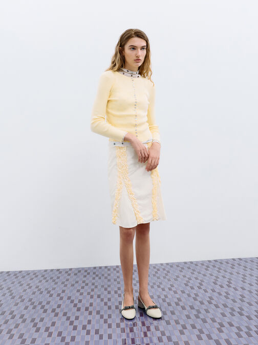 Kaleen Slingback Pumps, Chalk, hi-res