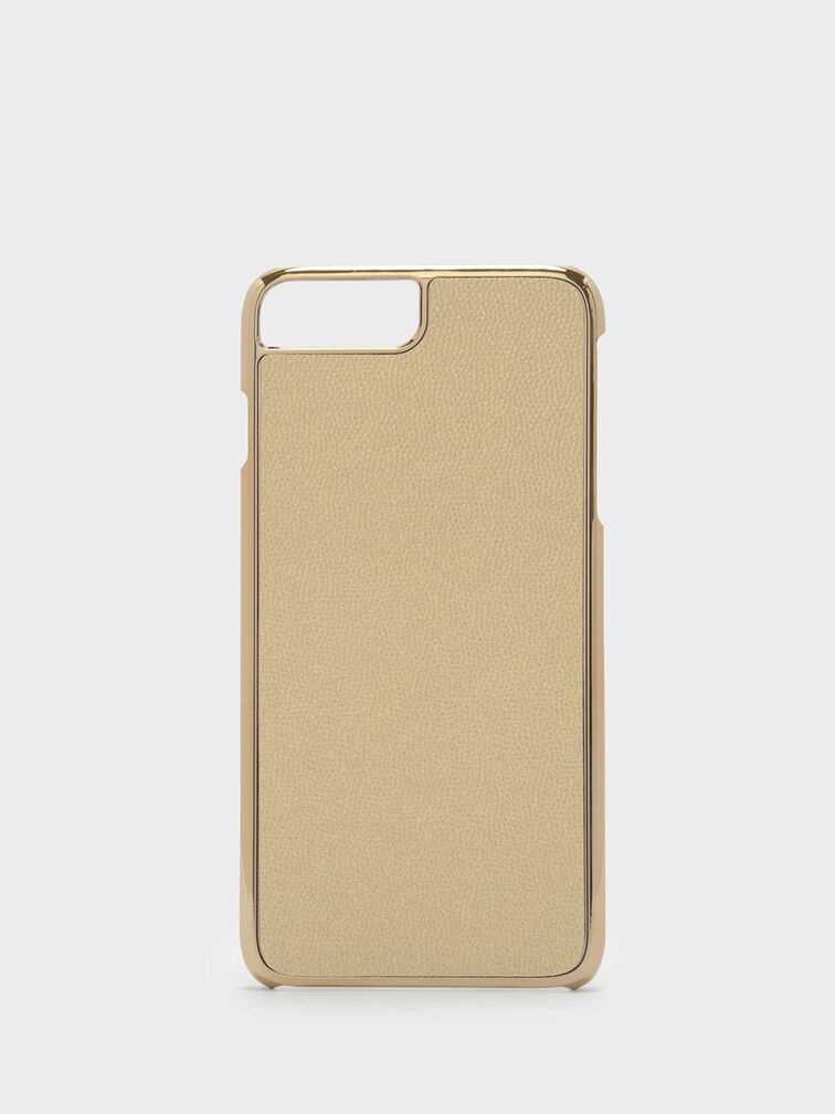 iPhone 7 Plus/8 Plus Textured Case, Gold, hi-res