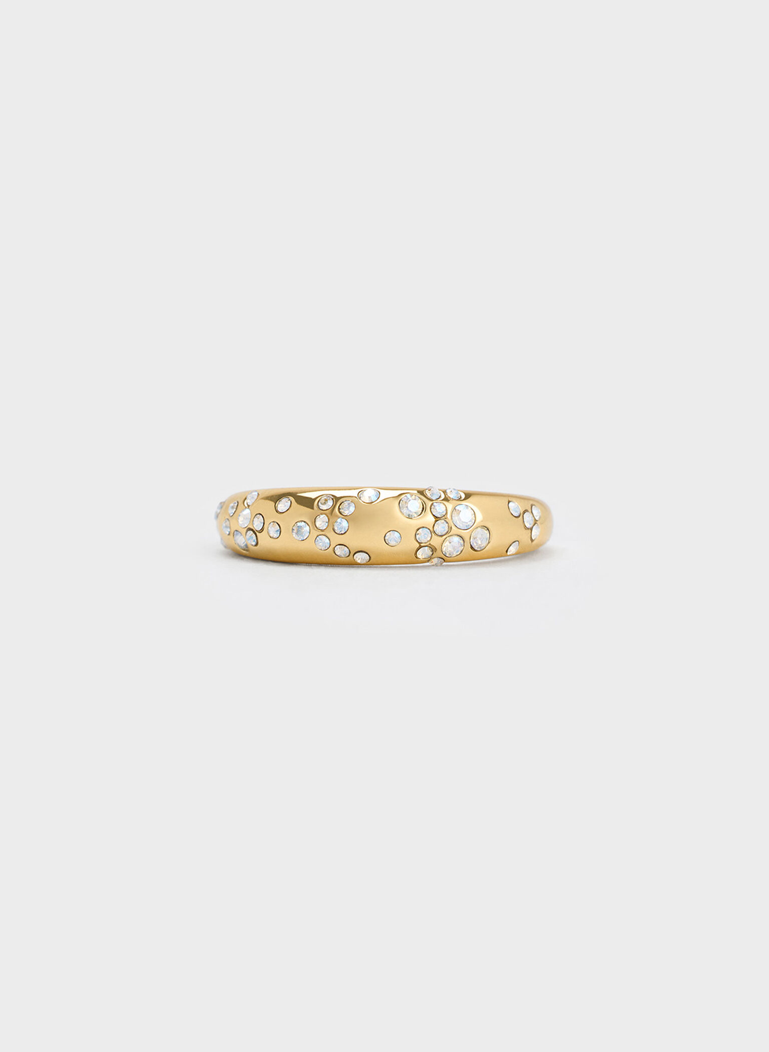 Reverie Crystal Dome Ring, Gold, hi-res