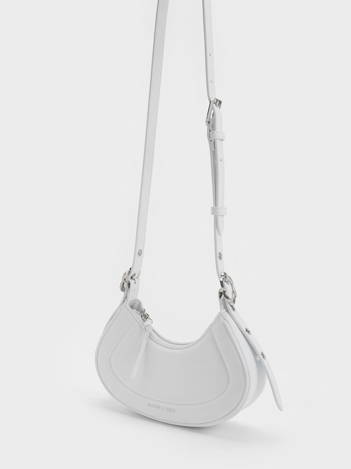 Bolso Curvo Petra, Blanco, hi-res