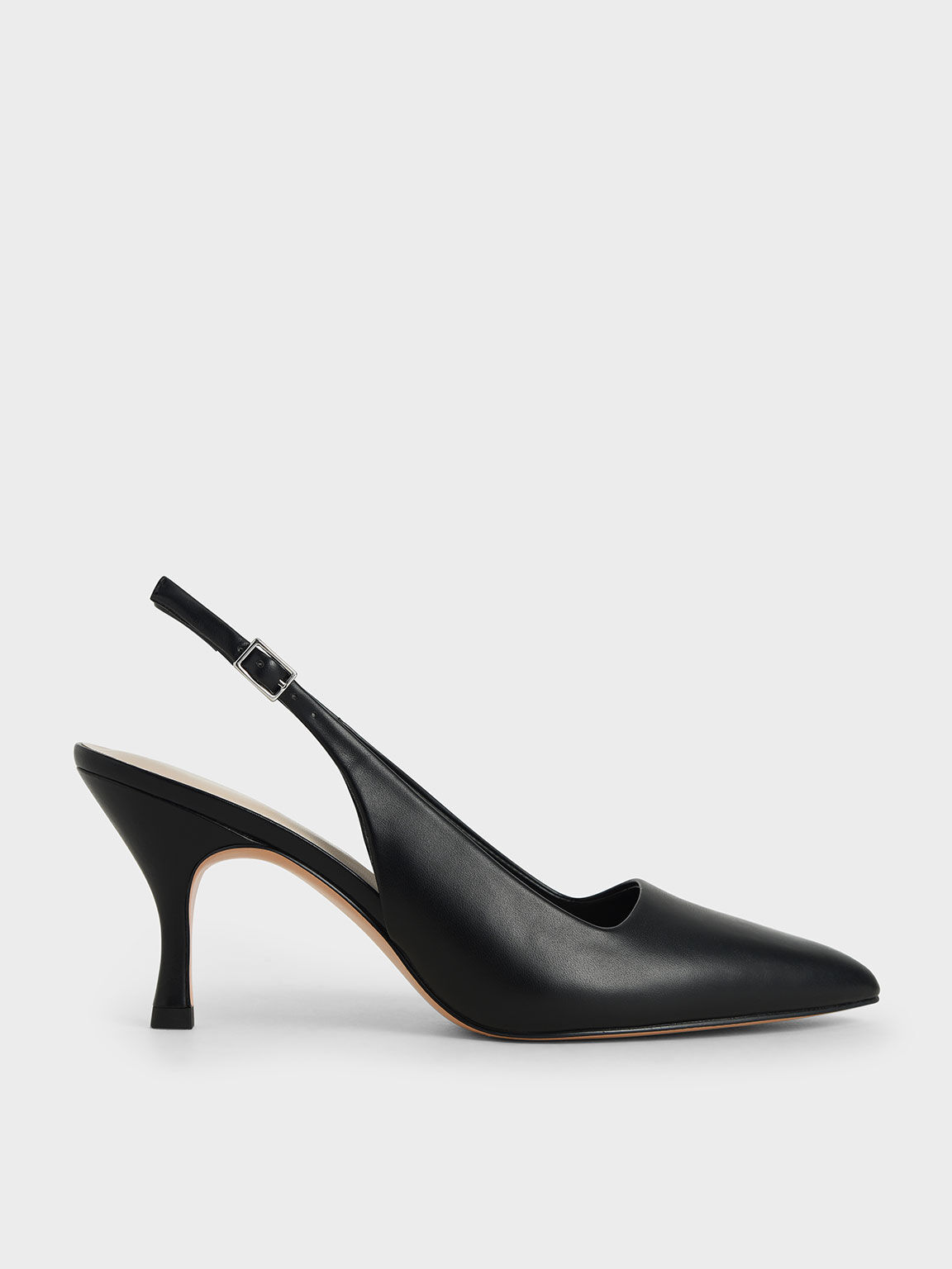 Next black slingbacks Clearance