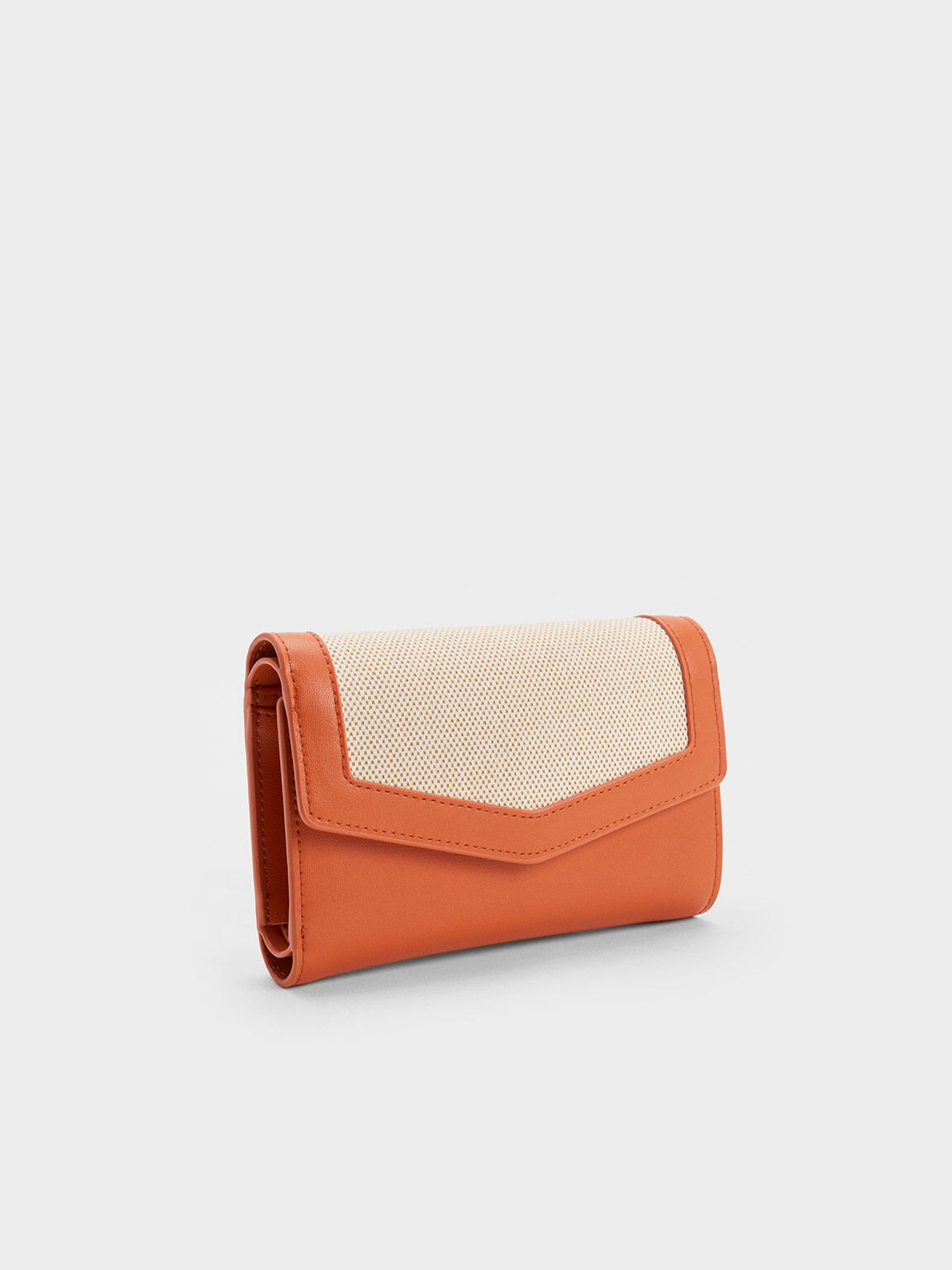 Arley Canvas Wallet, Orange, hi-res