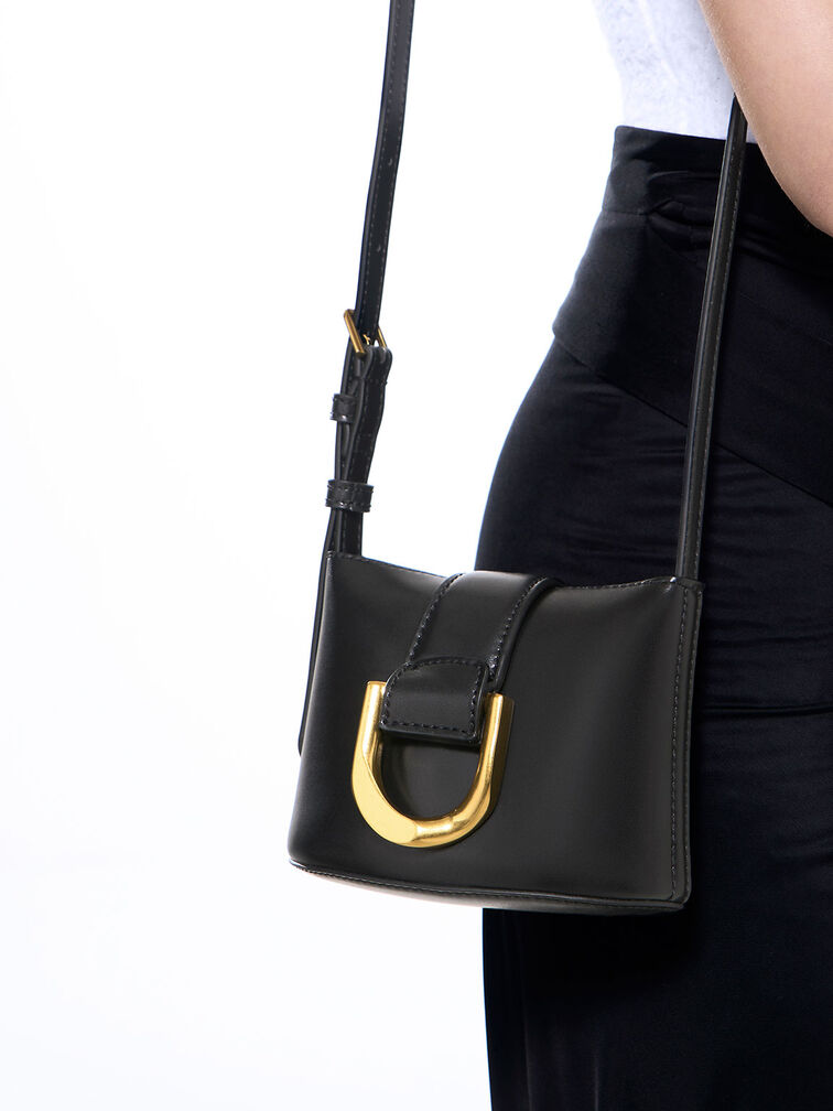 Gabine Bucket Bag, Black, hi-res