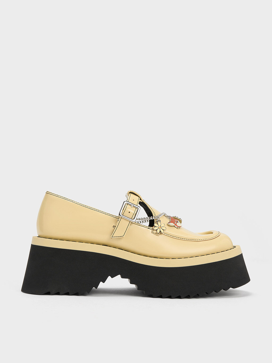Judy Hopps Chain-Strap Mary Janes, Yellow, hi-res