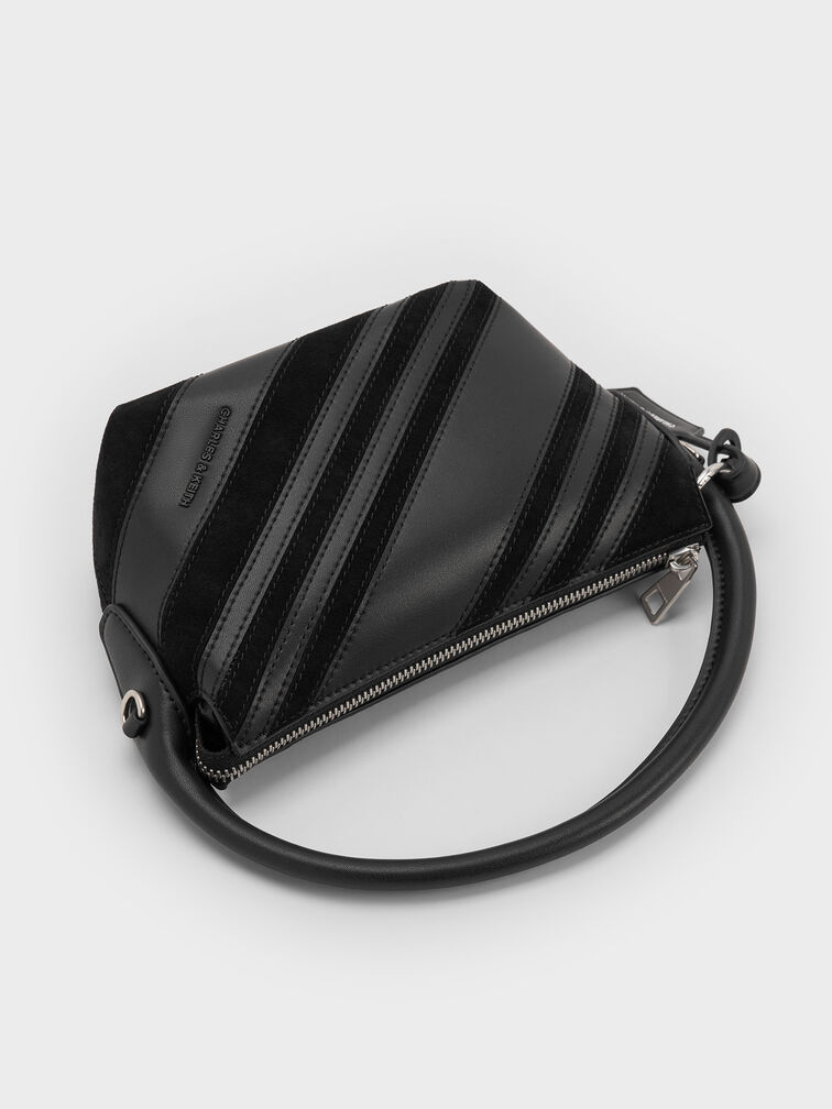 Zeya Top Handle Bag, Noir, hi-res