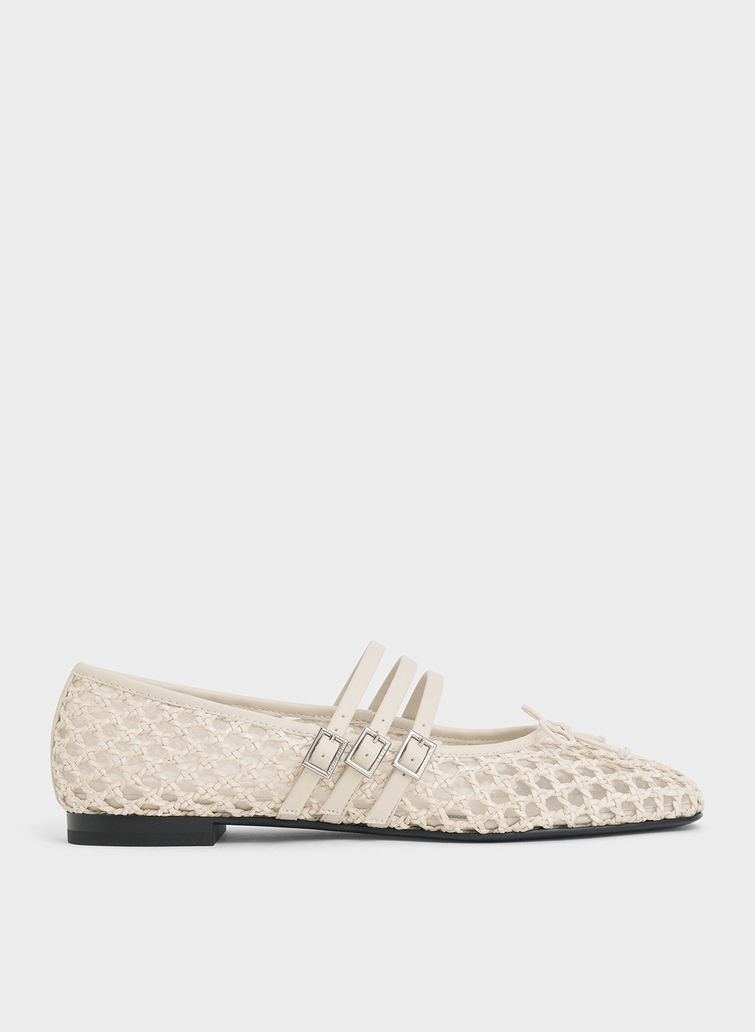 Mary Janes tejidas con tres tiras entrelazadas, Blanco tiza, hi-res