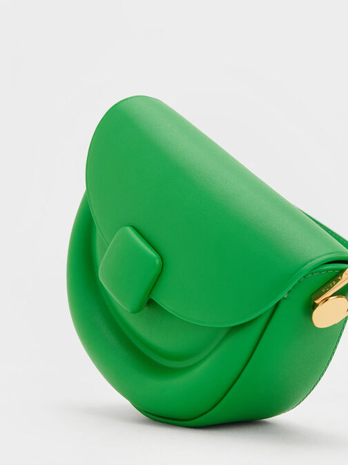 Koa Half-Moon Saddle Bag, Green, hi-res