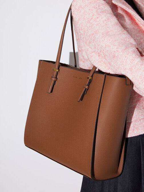 Sansa Tote Bag, Chocolate, hi-res