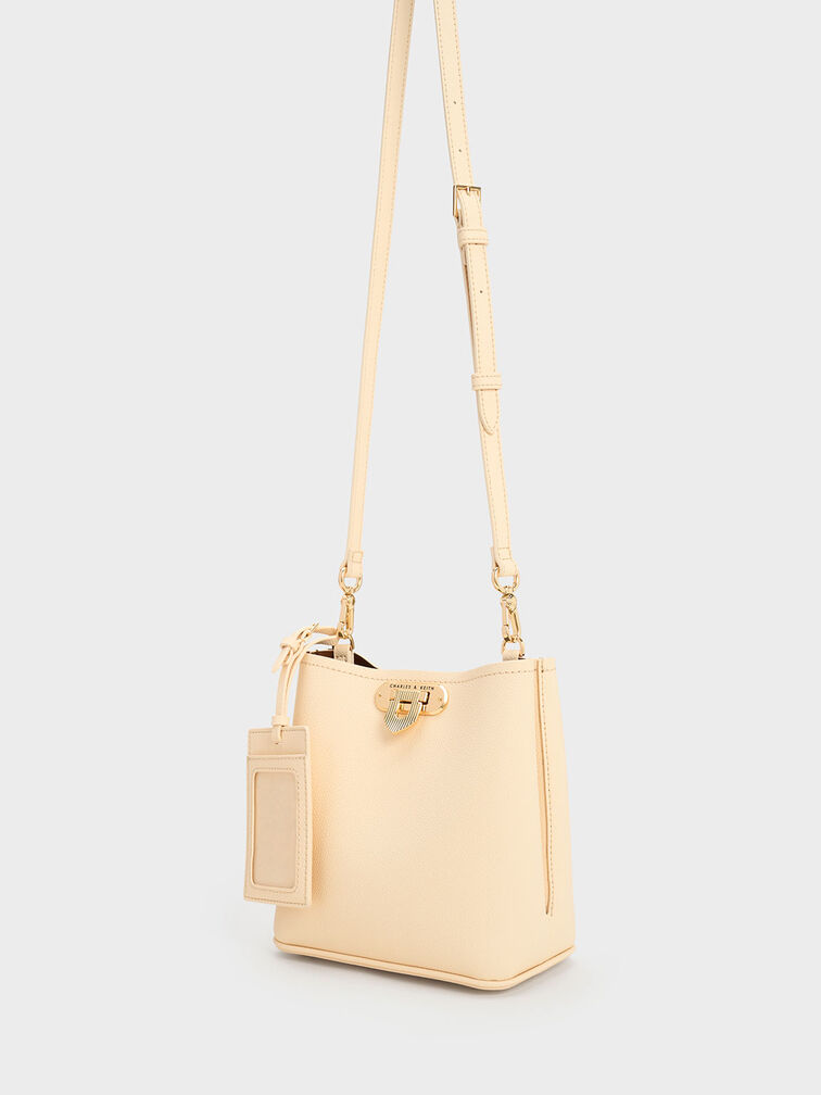 Alcott Bucket Bag, Beige, hi-res