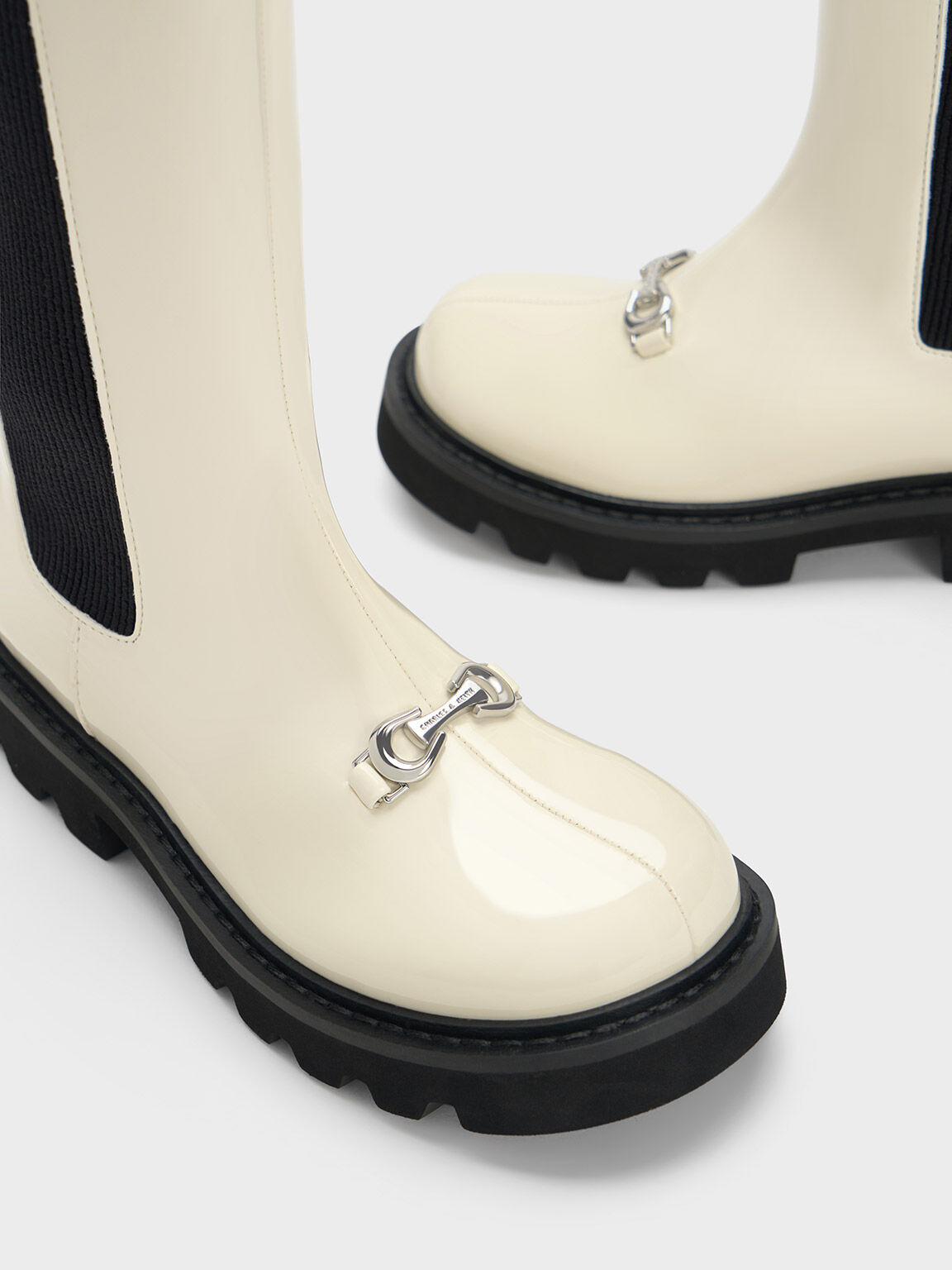 Girls metallic boots cheap