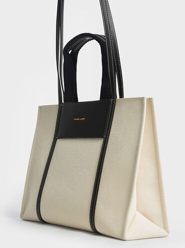 Shalia Canvas Tote Bag, Multi, hi-res