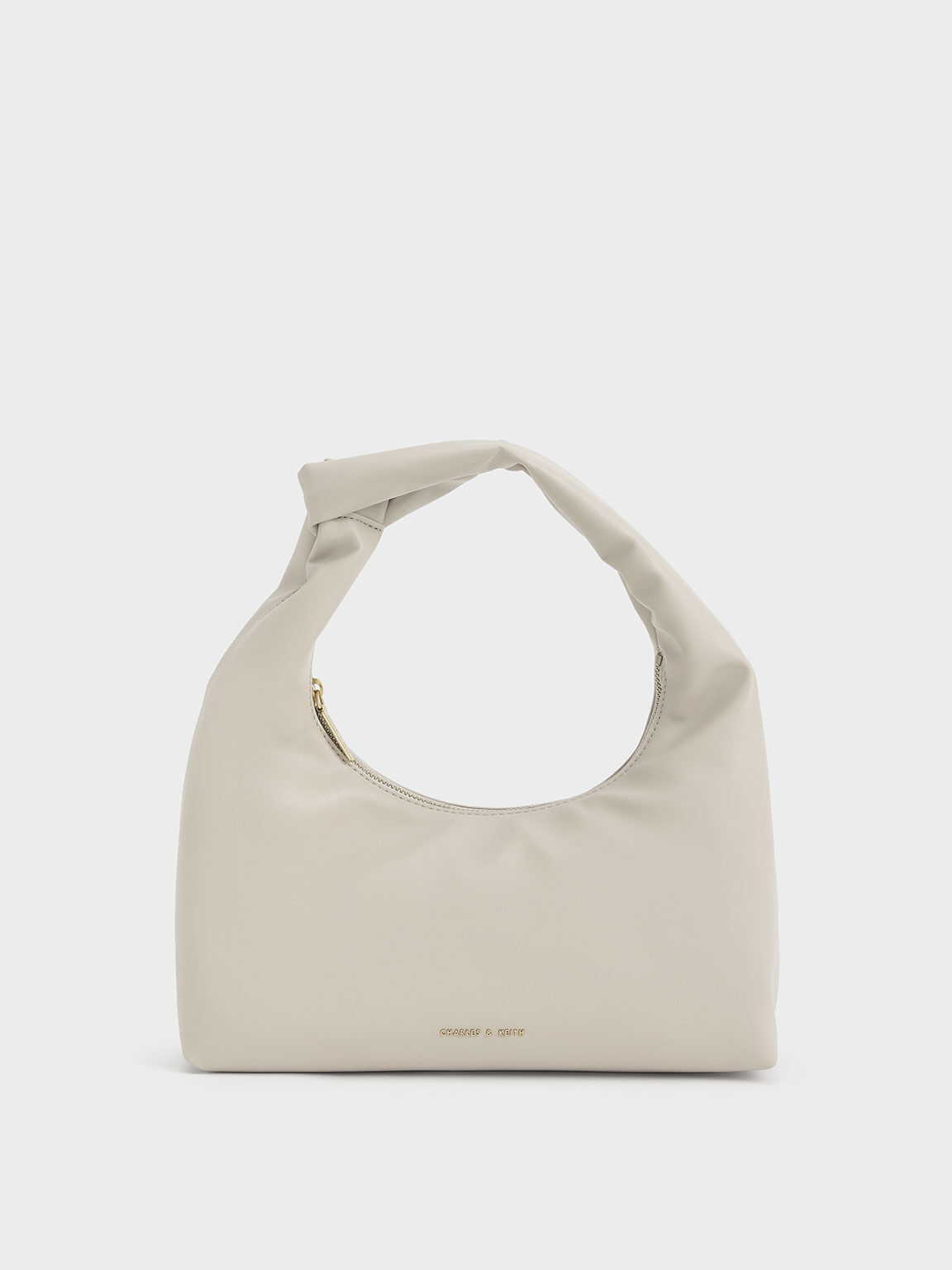 Chalk Top Zip Shoulder Bag - CHARLES 