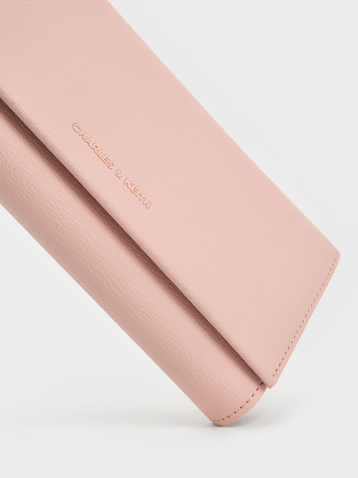 Pink Muriel Front Flap Long Wallet CHARLES KEITH International
