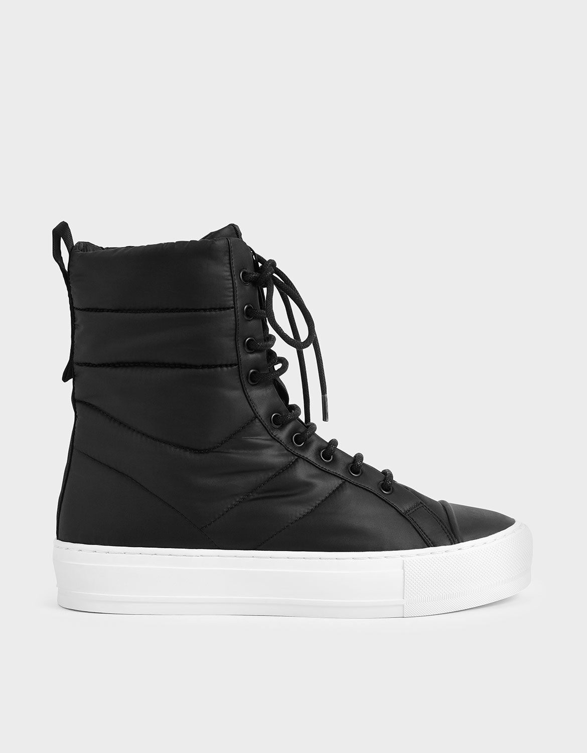 Quilted high top sneakers Clearance