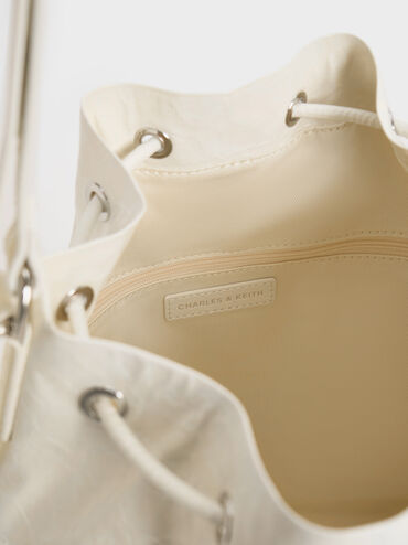 Neva Two-Way Bucket Bag, Cream, hi-res