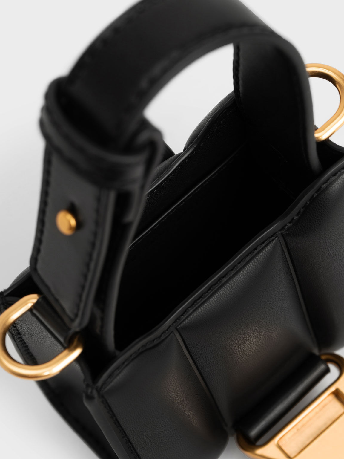 Ivy Top Handle Mini Bag, Black, hi-res