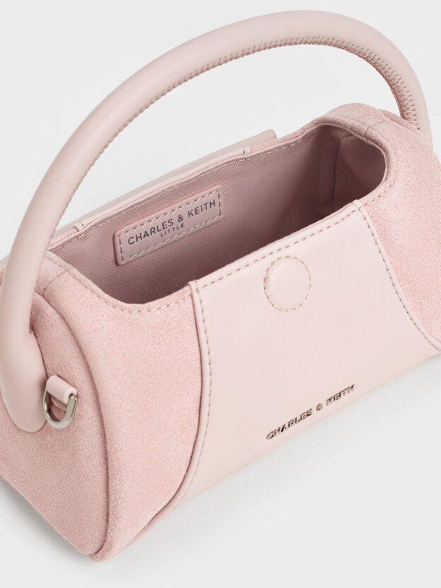 Girls' Nelly Top Handle Bag, Pink, hi-res