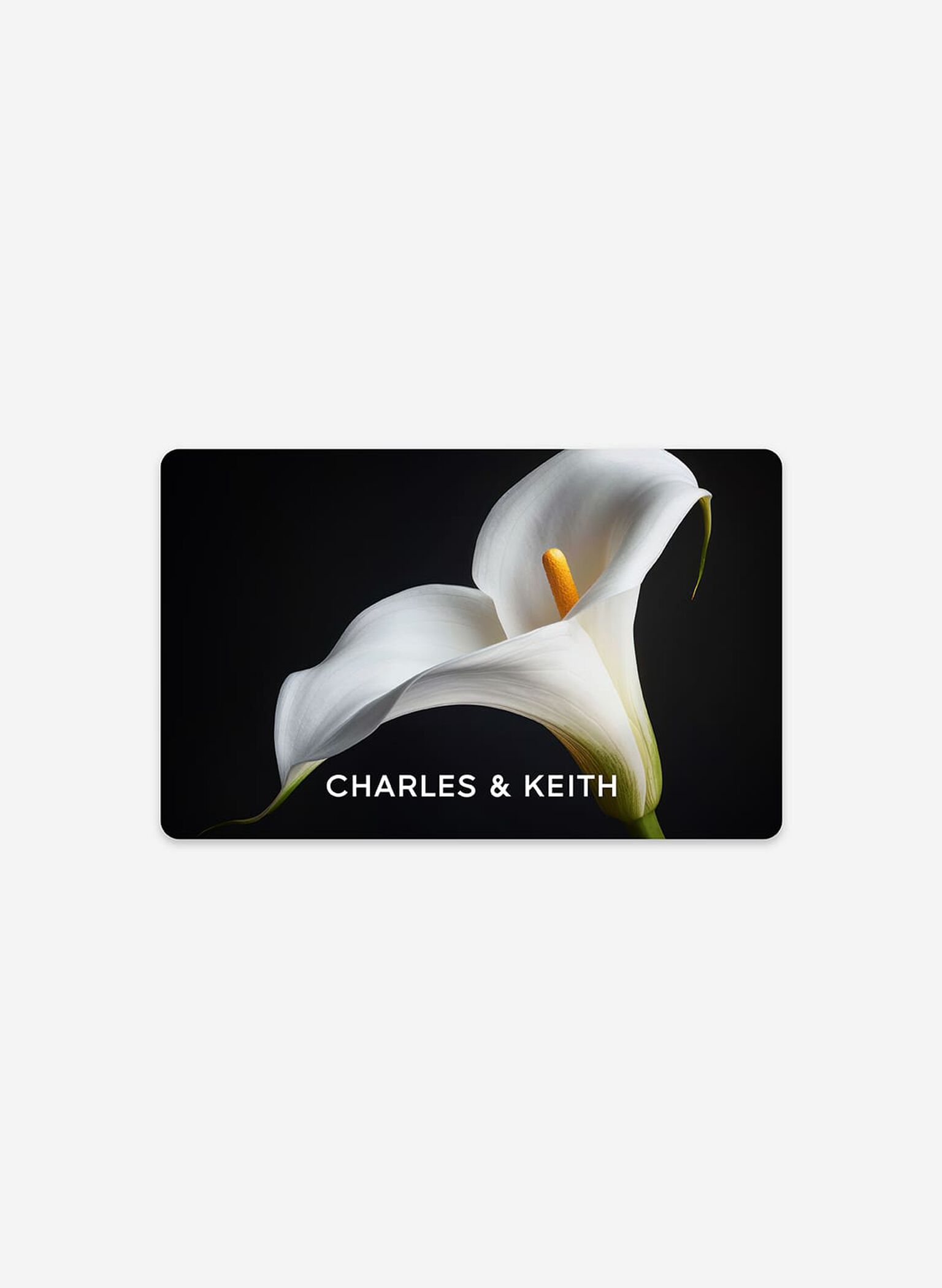 Mother's Day Gift Card - True Calla Lily, Black Box, giftratio3_4