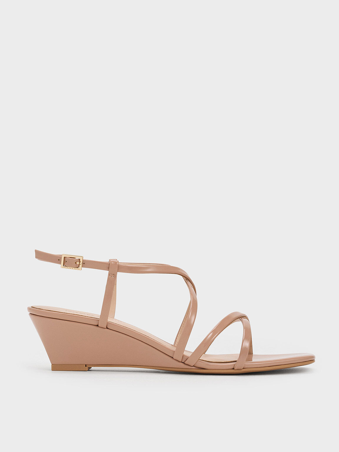 Womens nude wedge sandals sale