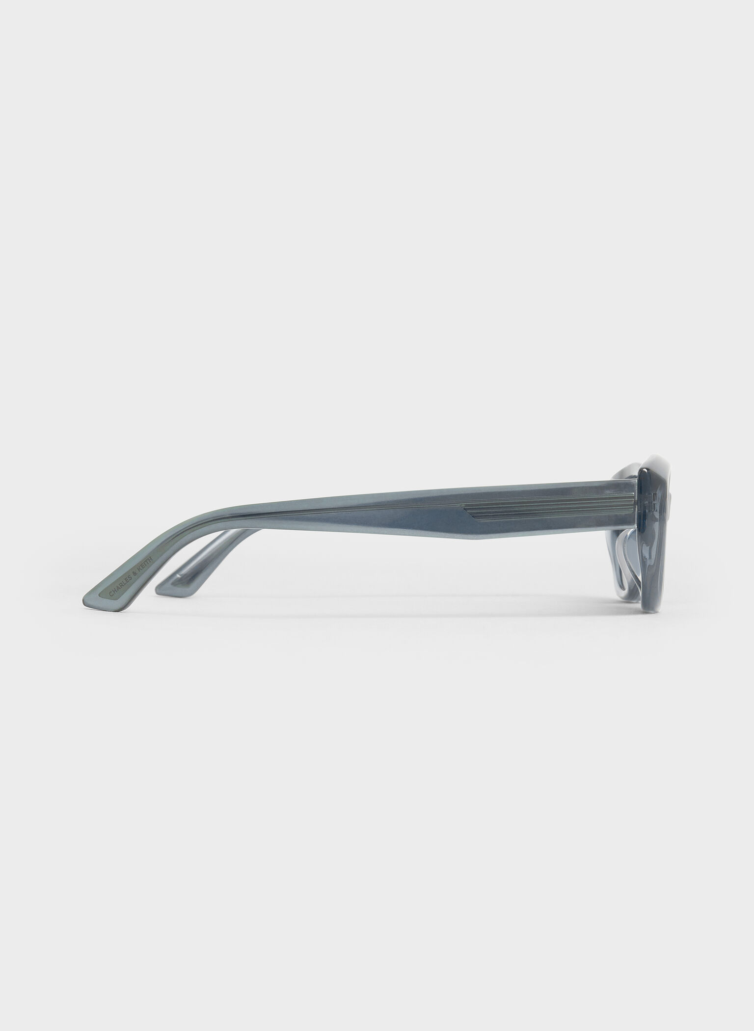 Bijou Recycled Acetate Cateye Sunglasses, Teal, hi-res