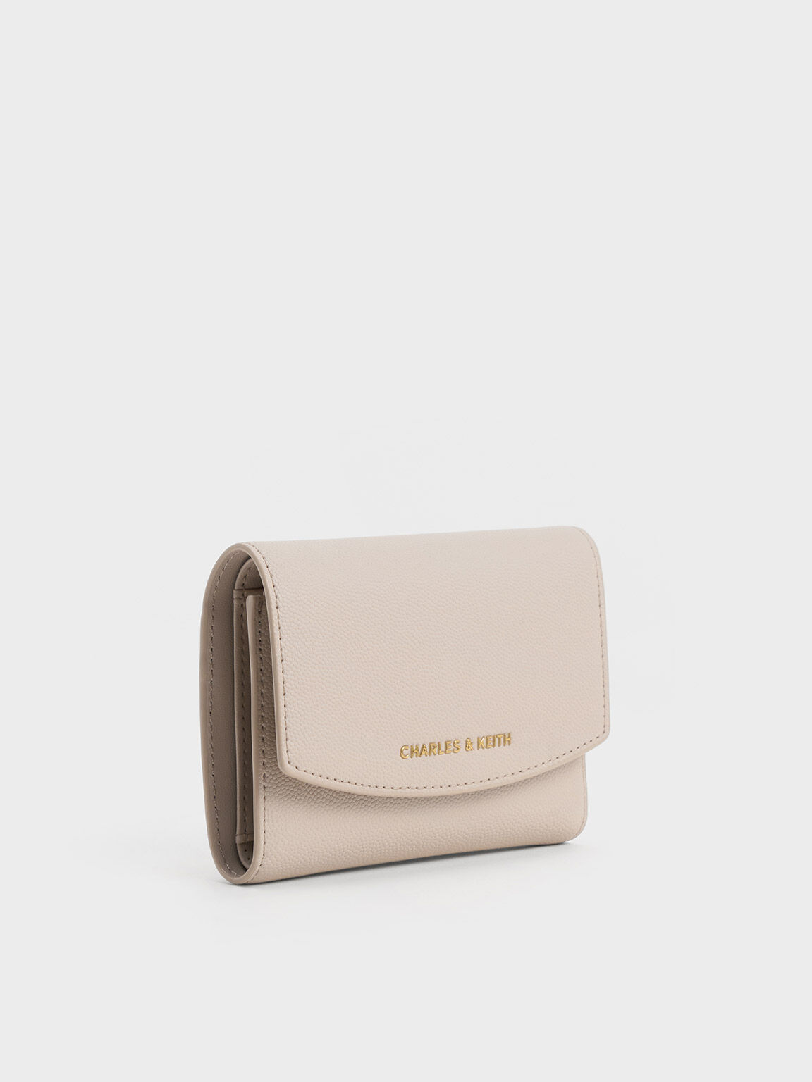 Briony Curved Flap Wallet Oat