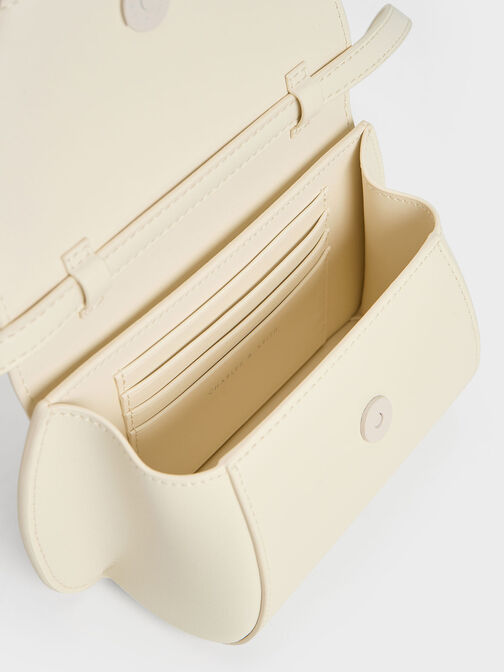 Mini Cassiopeia Front Flap Bag, Cream, hi-res