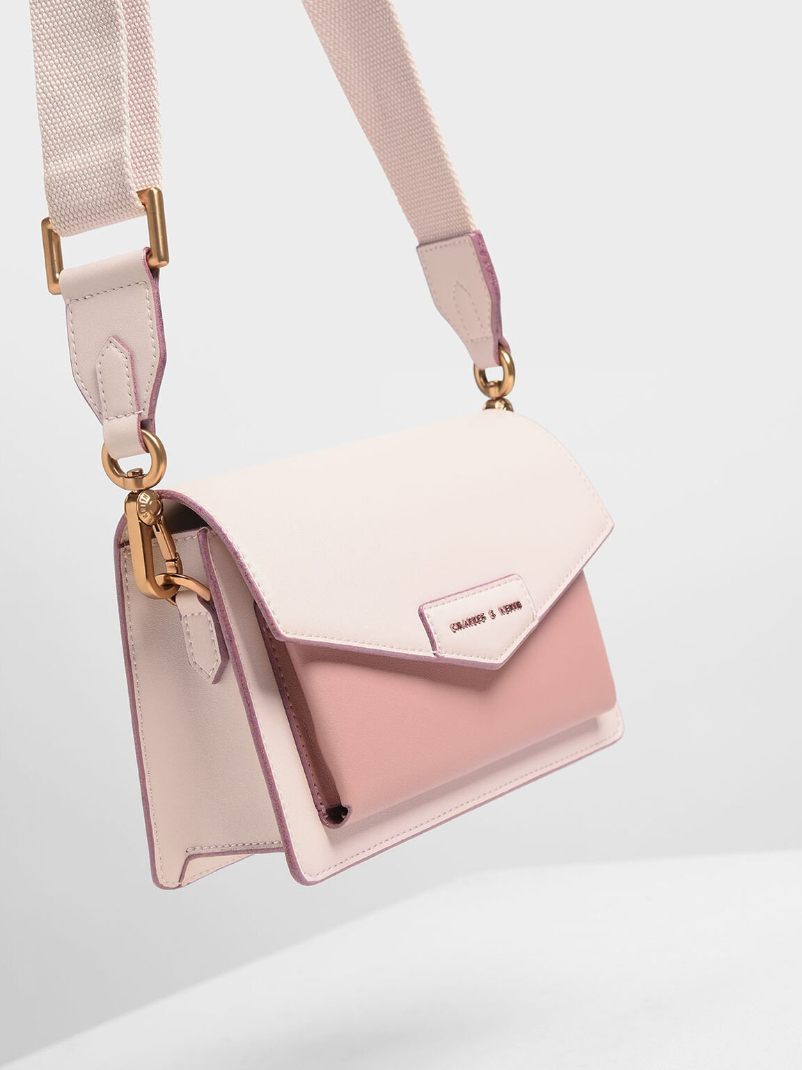 Zaina Envelope Crossbody Bag, Light Pink, hi-res