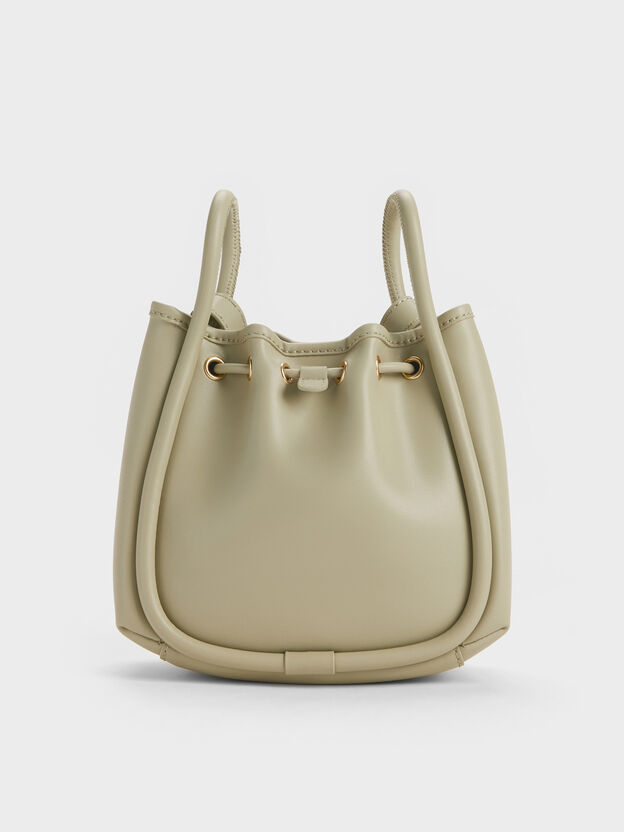 Lyla Tubular Bucket Bag, Pale Olive, hi-res