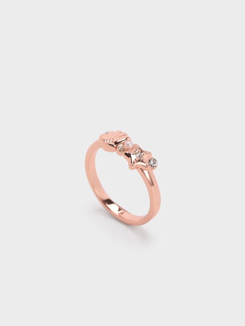 Oceana Crystal Ring, Rose Gold, hi-res