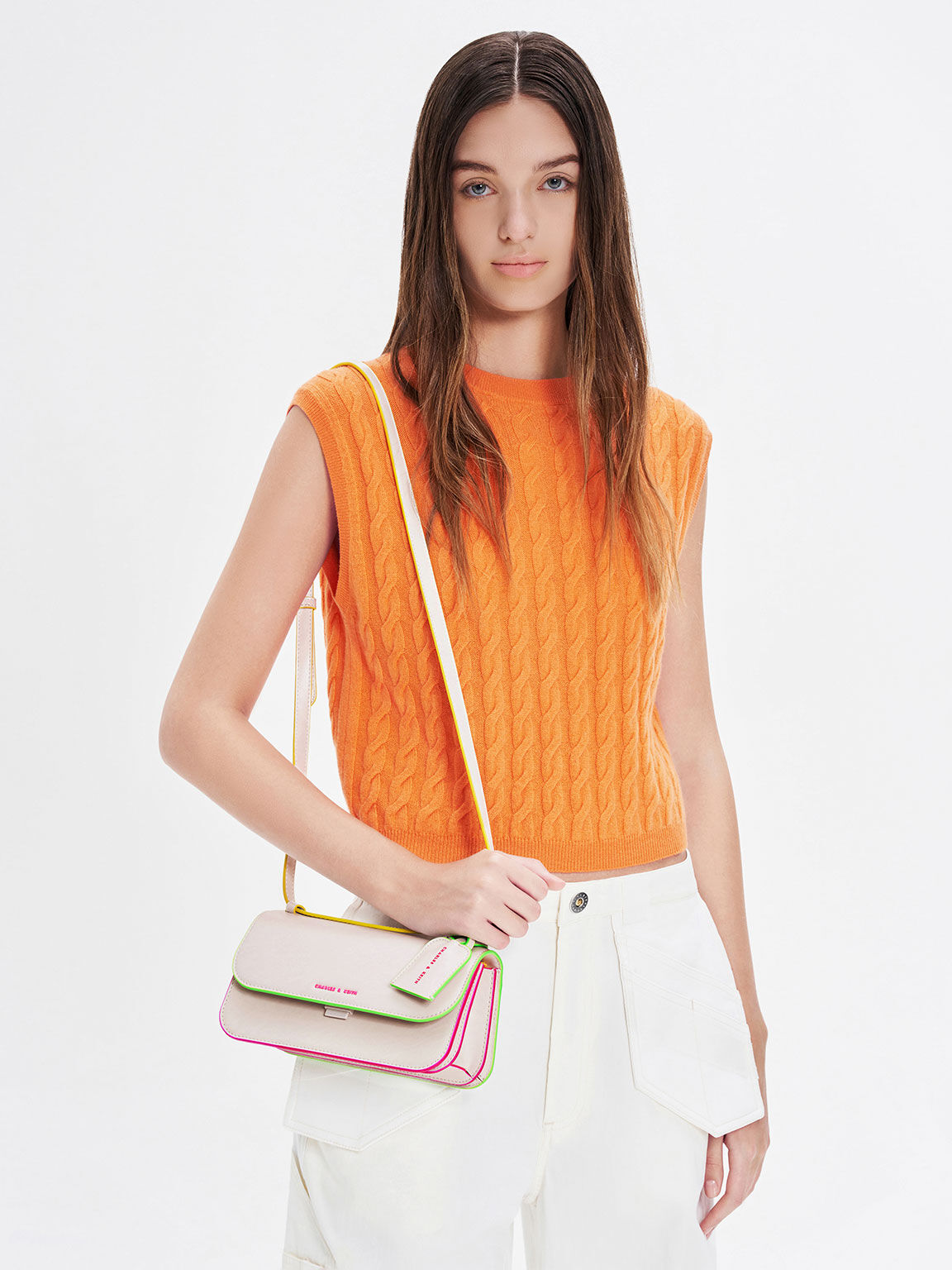 White Crossbody Bags Shop Online CHARLES & KEITH US