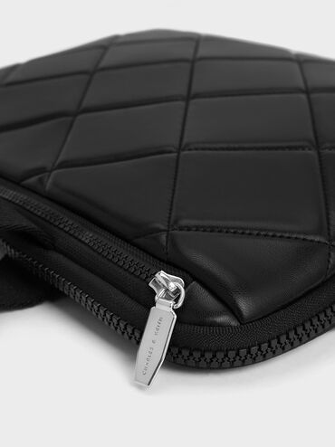 Aubrielle Quilted Laptop Bag, Noir, hi-res