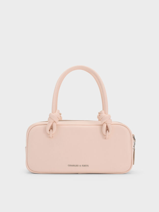 Sammie Knotted-Handle Boxy Bag, Soft Pink, hi-res