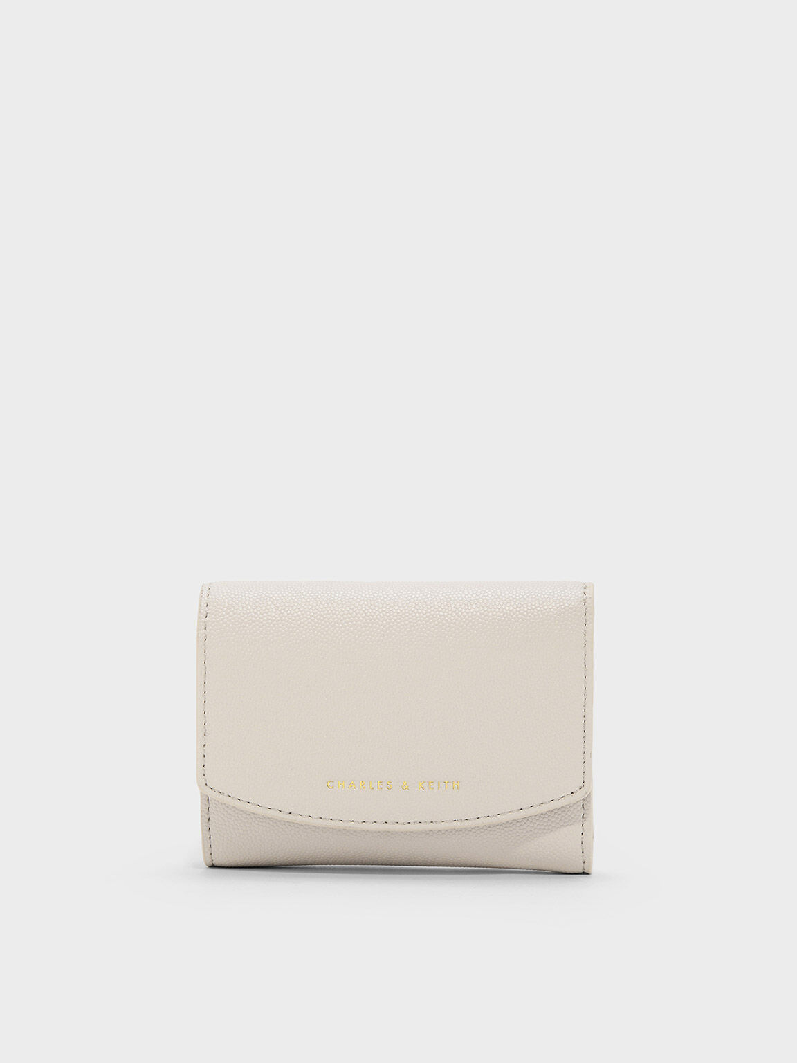Mini Front Flap Wallet, Ivory, hi-res