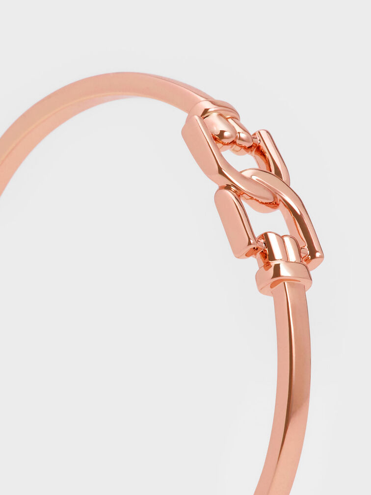 Gabine Cuff Bangle, Rose Gold, hi-res