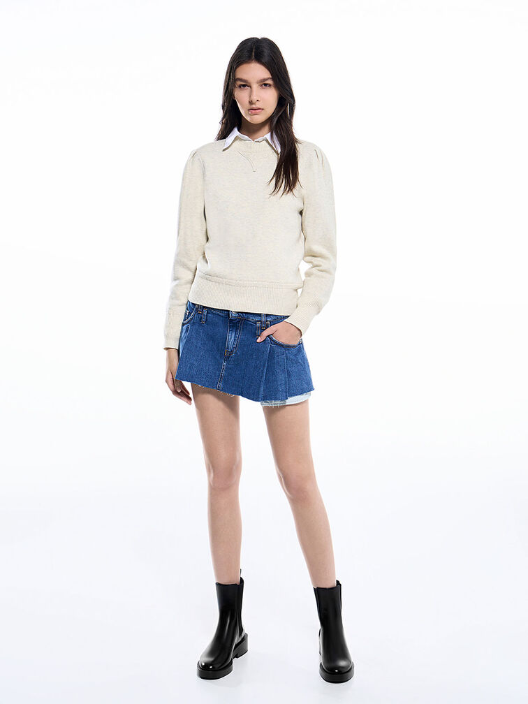 Pull-Tab Chelsea Boots, Black, hi-res