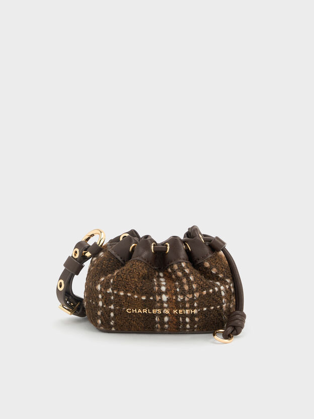 Lillith Checkered Micro Pouch, Multi, hi-res