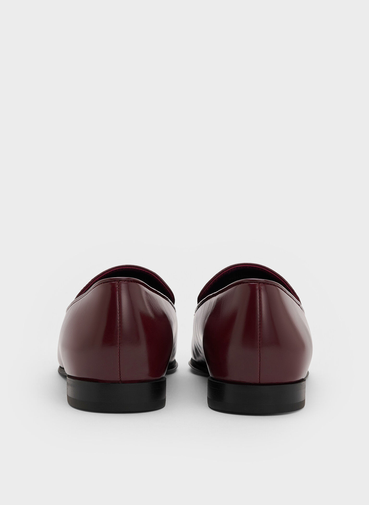 Mocasines Leslie con detalles metálicos, Burgundy, hi-res