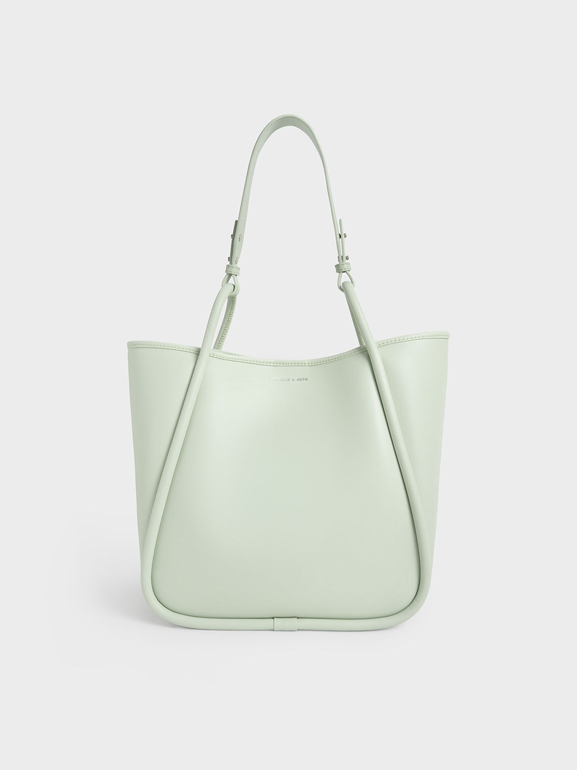 Tubular Slouchy Tote Bag, Mint Green, hi-res