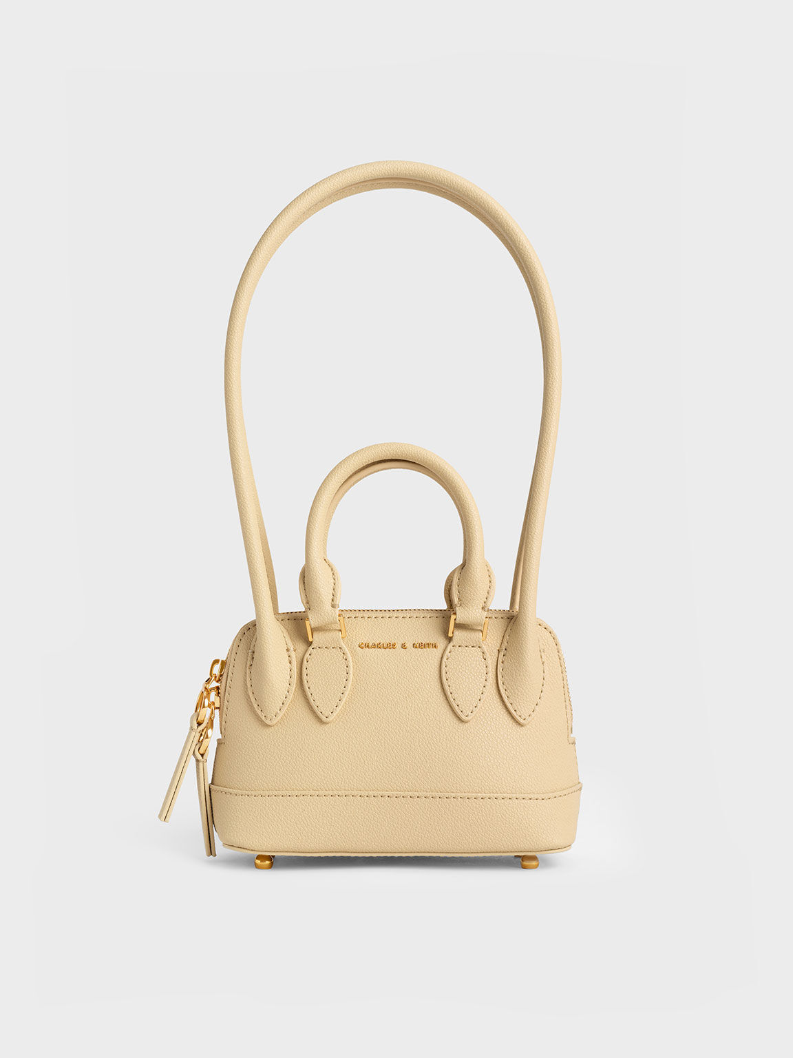 Harmonee Four Handle Handbag, Beige, hi-res