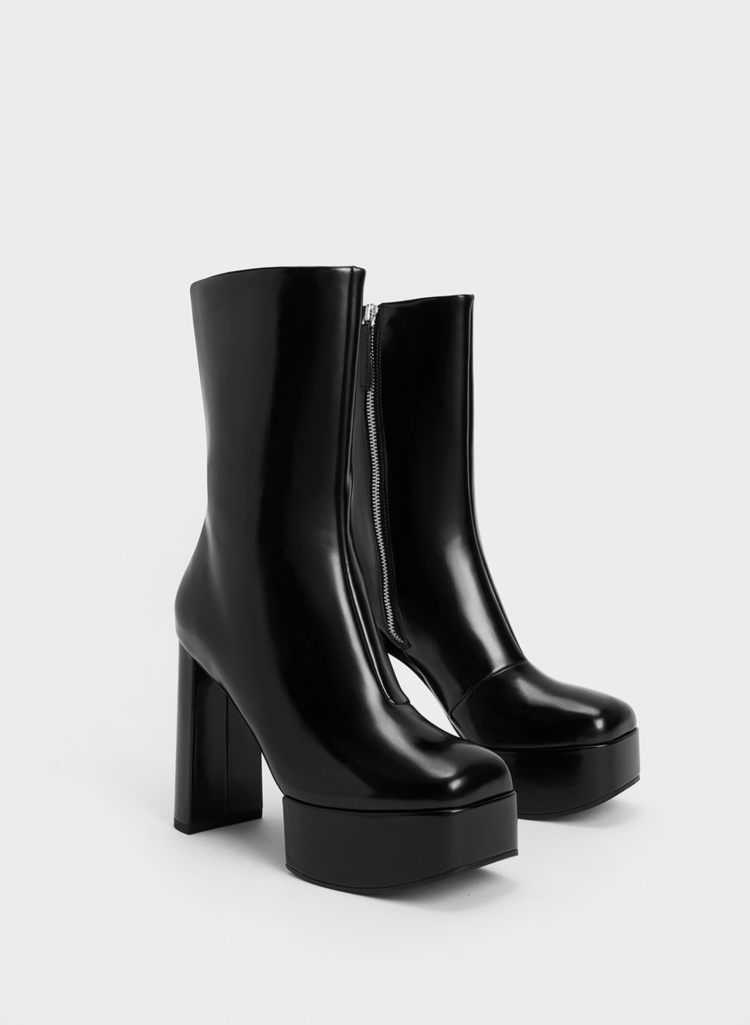 Corinth Blade Heel Boots, Black, hi-res
